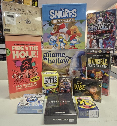 Board games pick one or - one,